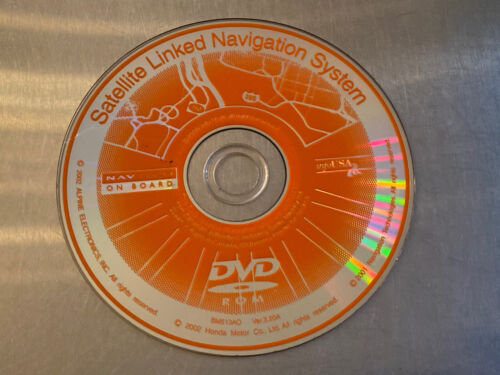 Acura MDX Navigation Disc Navi DVD 3.20 Orange